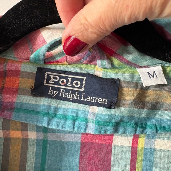 Polo Ralph Lauren 100% Cotton Soft Wash Woven Plaid Robe - Picture 5 of 12